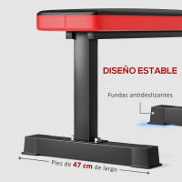 SPORTNOW Banco de Pesas Banco de Musculación Carga 300 kg Banco de Abdominales para Entrenamiento de Cuerpo Completo en Casa Gimnasio Negro - details 5