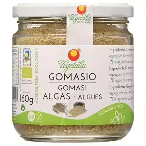Vegetalia Gomasio Algas Bote Bio 160G - 1
