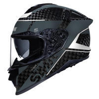 SMK Helmets Casco Integral Modelo Titan Carbon Nero Decorado Brillo con Homologación 22.06 - details 0