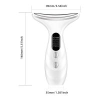Masajeador Facial Y De Cuello EMS Con Terapia De Luz Roja Belleza Dispositivo Antienvejecimiento Vibration Sonic Reducción De Doble Barba Levantamiento De Piel - details 14