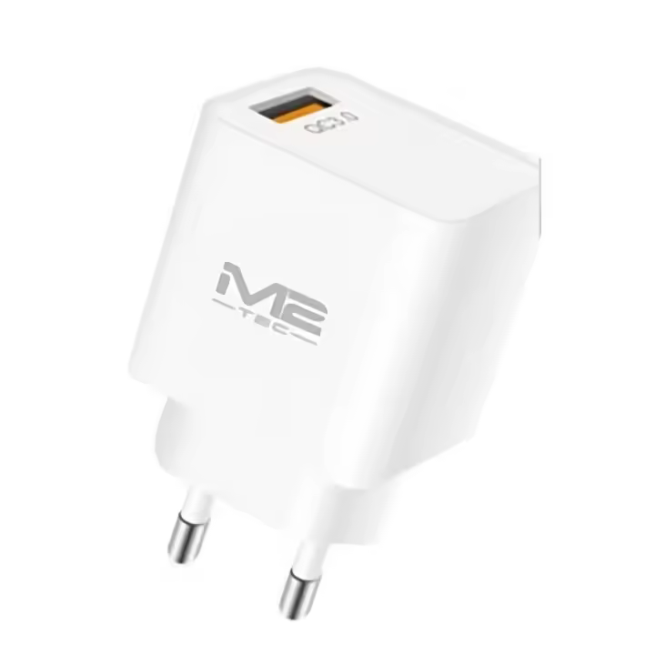 M2 Tec - Cargador USB de Carga Rápida QC3.0 18W para iPhone, Android y Tablet - 1