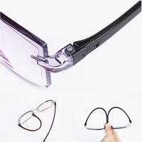 Gafas De Lectura Antir Luz Azul Vintage Ultraligera Para Mujer Y Hombre Gafas Opticas Presbicia Sin Montura Para Ojos - details 10