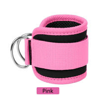 Tirantes De Tobillo Ajustables Para Fitness Con Anillas D-Ring Soporte De Entrenamiento De Musculosidad En El Gimnasio Deportes Seguridad Abductores De Pierna Material Nylon - details 13
