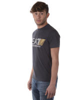 Emporio Armani EA7 Camiseta Algodón Hombre Gris Dark 3 ZPT81PJ02Z 1994 - details 2