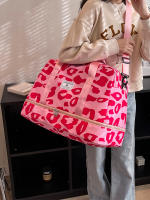 Bolsa De Viaje De Mujer Con Estampado Animal Spacious Y Duradera Capacidad Grande De Nylon Bolsa Deportiva Para Fin De Semana Y Noche - details 5