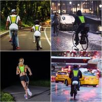 Chaleco reflectante para Bicicleta, Bolsa con Luz LED, Chaleco de Cycling Thanmoer, recargable por USB con LED intermitente y Equipo de control remoto. - details 2
