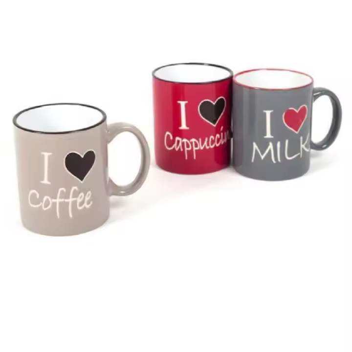 Bolsos Hf - Taza Mug I Love 330 Ml - Modelo Aleatorio - Tazas de Café - 1