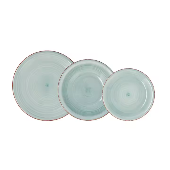 VAJILLA CERAMICA VITA ACQUA 18 PIEZAS 6 SERVICIOS - 1
