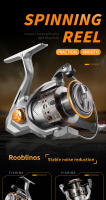 Carrete De Pesca Spinning LD Serie 1000-7000 5.2:1 Ratio De Engrosamiento 26LB Desbaste Máximo Envolvente Metálico CNC Para Agua Dulce Y Salada - details 0
