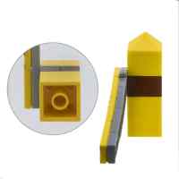 Banner - Señal trafico barrera de paso juguetes construccion amarillo