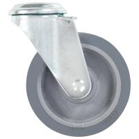 vidaXL Ruedas giratorias con agujero pasador 4 unidades 100 mm - details 3
