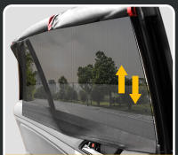 Cortina De Ventana Para Coche Con Doble Capa Protección UV Y Red Mosquitera Magnética Accesorios Para Ventanas Laterales Material Malla - details 6