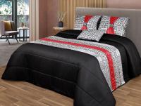 Colcha decorativa, con tres cojines relleno incluido,edredones cama edredon bouti calidad superior,Cómodo y duradero vale para Cama135/150cm Tamaño 250x260cm - details 2