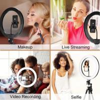 Anillo De Luz LED Para Auto Fotografía 10 Pulgadas 26 Cm Con Iluminación De Rellenado Para Grabación De Video Y Transmisión En Vivo Lámpara De Auto Selfie - details 3