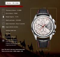 Reloj De Cuarzo Para Hombre PAGANI DESIGN 2023 Marca De Lujo Moda Militar Cuero Reloj De Pulsera Deportivo Resistente Al Choque Y Al Agua Movimiento Japonés - details 2