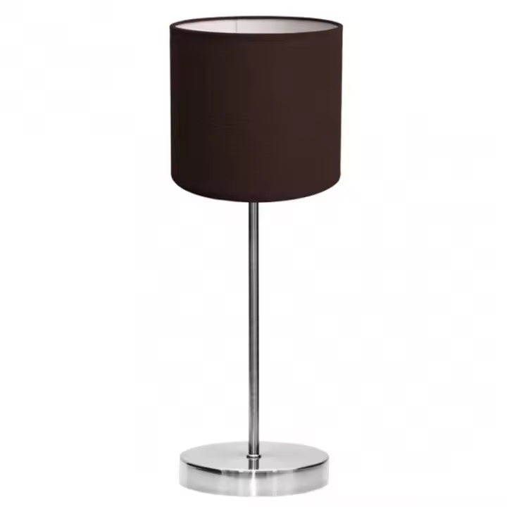 Lámpara de Mesa FABRILAMP FAB 1.723/MARRON-ALTO | Sobremesa Planetario Cromo/marron 1xe14 (39x16) - 1