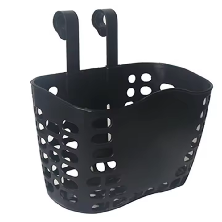 Cesta De Bicicleta Para Niños Portátil De Plástico Almacenamiento Para Triciclo Y Patinete Bolsa De Manillar Frontal Para Ciclismo Y Compras - 1