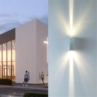Lámpara De Pared Exterior Impermeable LED COB IP65 Aluminio Iluminación De Jardín Puerta Luz Moderna AC85-265V - details 12