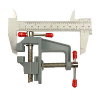 PHYHOO vice De Mesa Mini De Aluminio Pinza Pequeña Para Bricolaje Joyería Reparación De Herramientas Fijación De Molds Portátil Para Trabajo En Banda - details 3