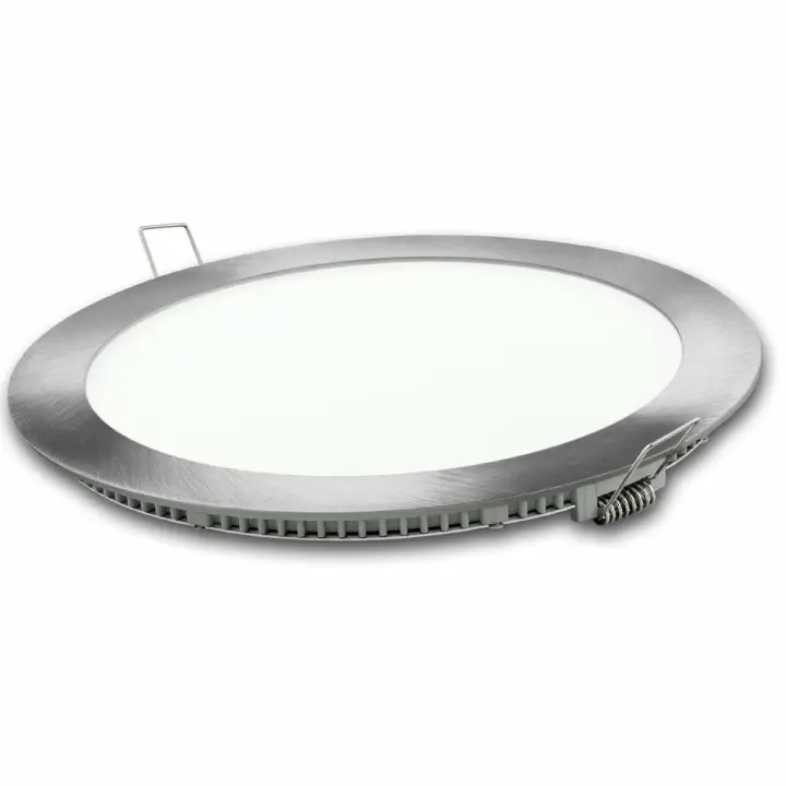 DOWNLIGHT LED REDONDO PRATA MATEL 6W NEUTRO - 1