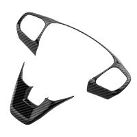 Cubierta De Botón De Control Del Volante De Coche Para Ford Maverick 2022 2023 Decoración Interior En Fibra De Carbono Accesorios De Adornos Para El Interior - details 2