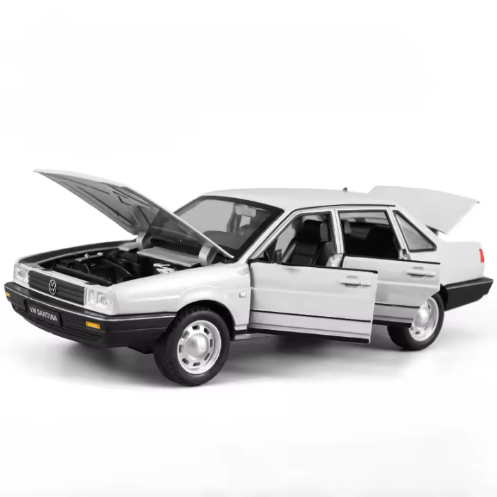 Modelo De Coche De Aleación 1/24 Diecast Santana Con Sonido Luz Y Retroceso Colección Decoración Regalos Para Niños - 1