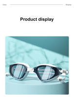 Gafas De Natación Para Adultos HD Antiniebla Silicona Impermeable Con Tapones Para Oídos Anti-UV Equipamiento De Natación - details 7
