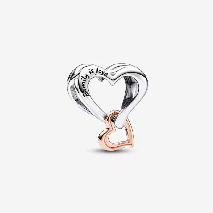Charm Pandora 782642C00 Corazón Infinito en Filigrana en Dos Tonos - 1