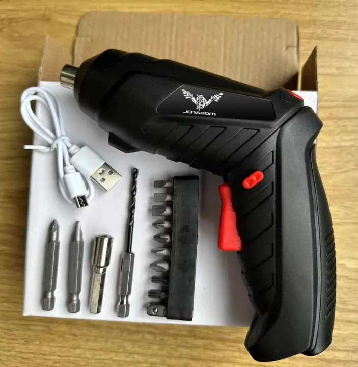 JENABOM Set De Herramientas Eléctricas Para El Hogar Con Batería De Litio 1800mAh Mini Taladro Sin Cable Para Reparación Y Mantenimiento - 1