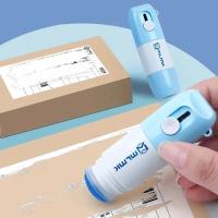 Abrepuertas Retráctil Con Papel Térmico Y Corrector 2 En 1 Con Cuchillo Protector De Privacidad Para Información Eraser - details 2