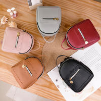 Mochila De Moda Para Mujer Mini Soft Touch Multifuncional Pequeña Bolso De Hombro Para Damas Y Niñas Color Negro - details 1
