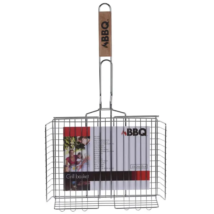 Parrilla doble honda m/madera 23x26x55cm - 1