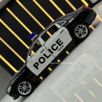 Modelo De Coche De Aleación 1/32 S680 Policial Con Luz Y Sonido Función Retroceso Pull Toy Para Niño Colección Regalos Metal Diecast Negro Blanco - details 11