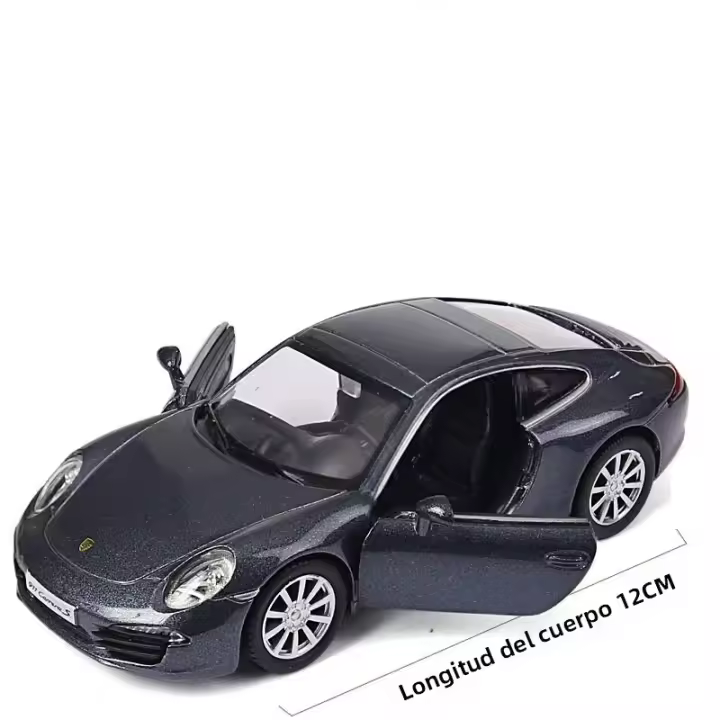 MaKeda 1:36 Porsche 911 Carrera S Coche Deportivo De Metal Para Juguete Con Función De Retroceso Regalo Para Niños Colección Modelo De Automóvil - 1