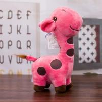 Juguete De Peluche Giraffe Unisex 18cm Regalo Para Niños Y Adultos Muñeco De Animal Suave Y Colorido Para Cumpleaños Y Navidad - details 2