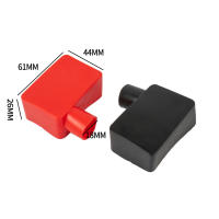 2pcs Protector De Conectores De Terminal De Batería De Coche Negros Y Rojos Capa De Goma Para Protector De Busbar - details 10