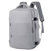 Mochila informal sencilla y multifuncional, bolso portátil para computadora portátil de gran capacidad, bolso ligero y versátil. - details 6