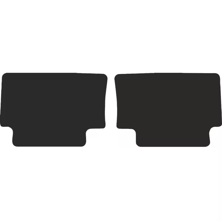 Alfombrillas traseras para Citroën C5 II X7 liftback, sedán, station wagon, tourer 2008-2017 - 1
