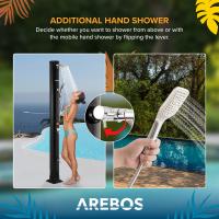 AREBOS 40 L ducha solar ducha de piscina ducha jardín al aire libre ducha lluvia - details 19
