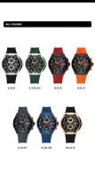 Reloj De Pulsera Deportivo NAVIFORCE Para Hombre Con Correa De Silicona Resistente Al Agua Cronógrafo Calendario Y Manos Luminosas Movimiento De Cuarzo De Alta Calidad - details 14