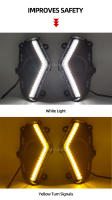 Luces LED DRL Para Toyota RAV4 2019-2022 Faros Antiniebla Luz Diurna Cubierta De Grille Marco De Señalización Angel Eyes Material ABS+LED Potencia 8W Voltaje 12V - details 3