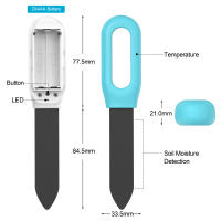 Medidor De Humedad Del Suelo ZigBee Tuya Con Alarma De Batería Bajo Temperatura Y Humedad Detector Inteligente Para Móvil Control Por Tuya APP - details 5