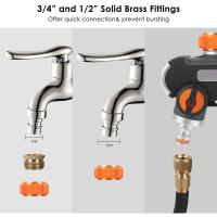 Distribuidor De Agua De 3/4 "Y 1/2" With Adaptador De Grifo Para Riego Garden Clock & Gard - details 1