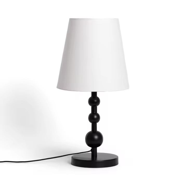 Ledkia Lámpara de Mesa Metal Nunda Negro - 1