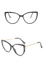 Gafas De Ojo De Gato De Metal Para Mujer Moda TR90 Diseñador Nueva Tendencia Cateye Computadora Gradiente Color Marco Gafas - details 3