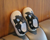 Zapatos Casuales Para Niños Y Niñas Con Bocón Cuadrado Dibujo Animado Suela Suave Primavera Zapato Pequeño De Niños TPR Suela Zapatillas De Lona - details 15