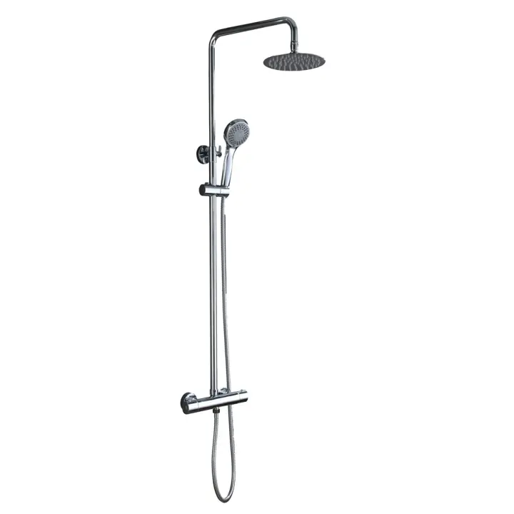 Imex BTL011 London columna de ducha moderna con grifo termostático acabado cromado - 1