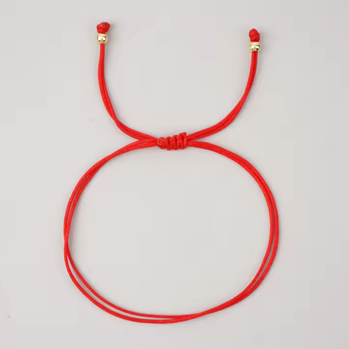 Pulseras De Hilo Rojo Go2boho Hechas a Mano Para Hombres Y Mujeres Joyería Minimalista Bohemia Multicapa Para Festival Regalo - 1