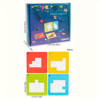 Juego De Rompecabezas Colorido Para Niños Juguetes De Madera Desafío Mental Para Dos Jugadores Regalo Educativo Para Niños Entre 3 Y 6 Años - details 0