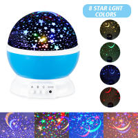 Lámpara De Noche LED Estelar Giratoria Para Dormitorio Infantil Iluminación De Galaxia Y Luna Regalo Para Niños Luz De Cama Rotativa Con Proyector De Estrellas - details 15